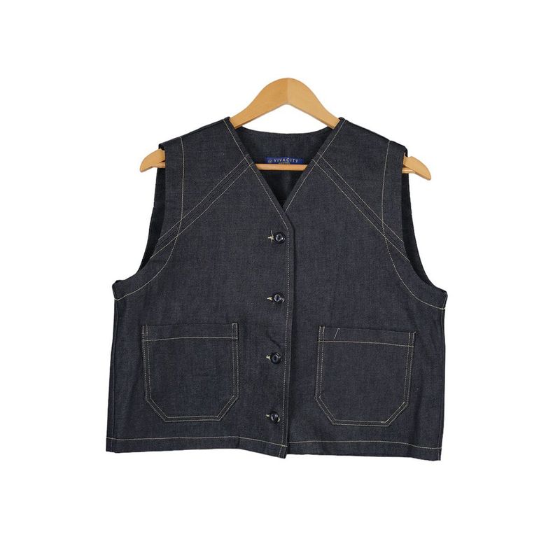 Nico's denim vest