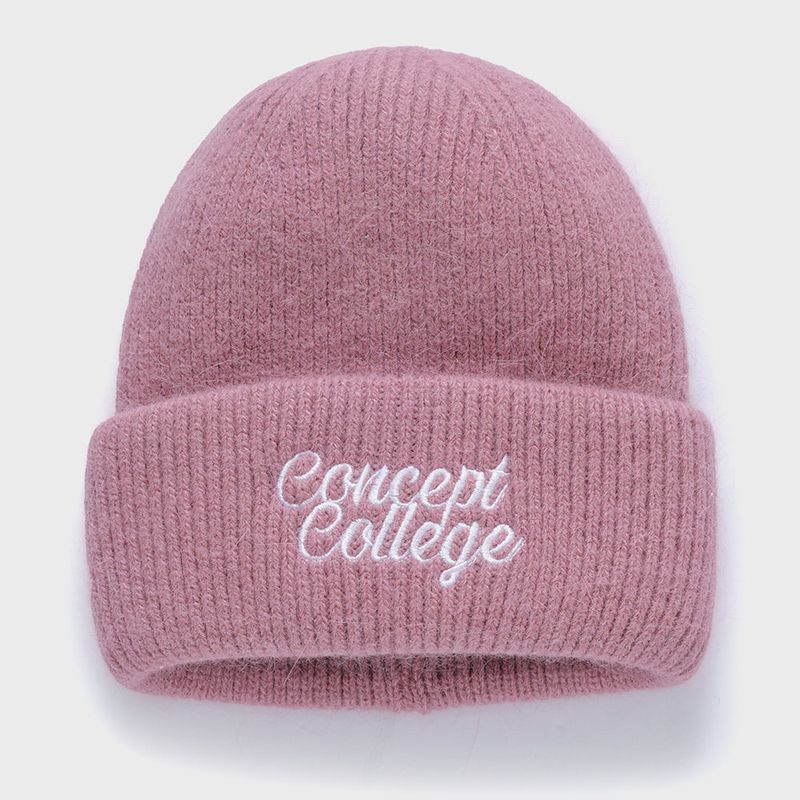 CONCEPT COLLEGE（コンセプトカレッジ）の「Soft Angora Light Purple Beanie [Unisex]（Hats）」