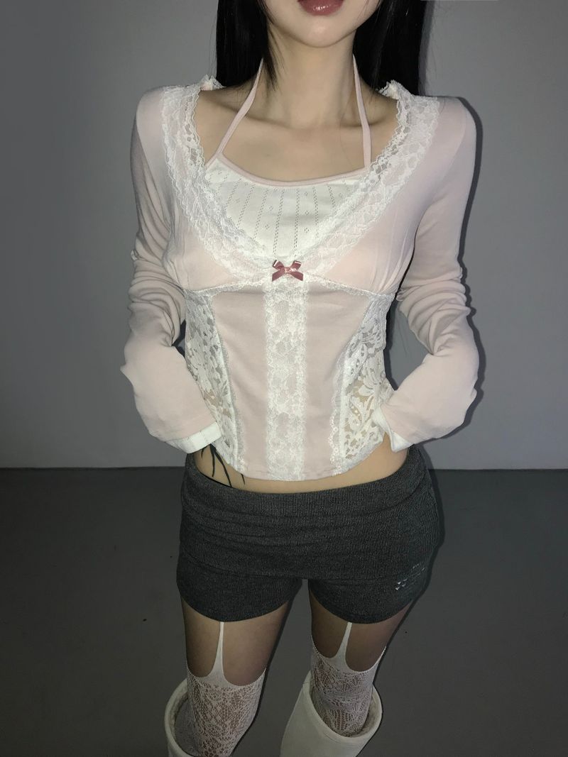 roomie lace top(4color)