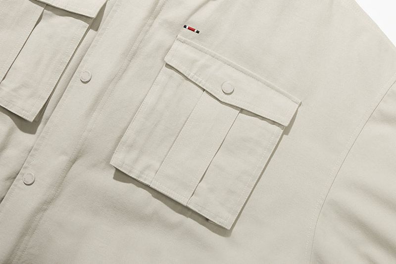 RECENT LOGO M65 PARKA_LIGHT GREY