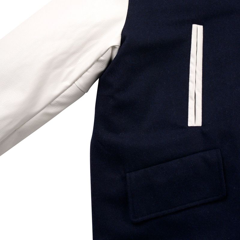 Reversible Wool-Blend Varsity Coat