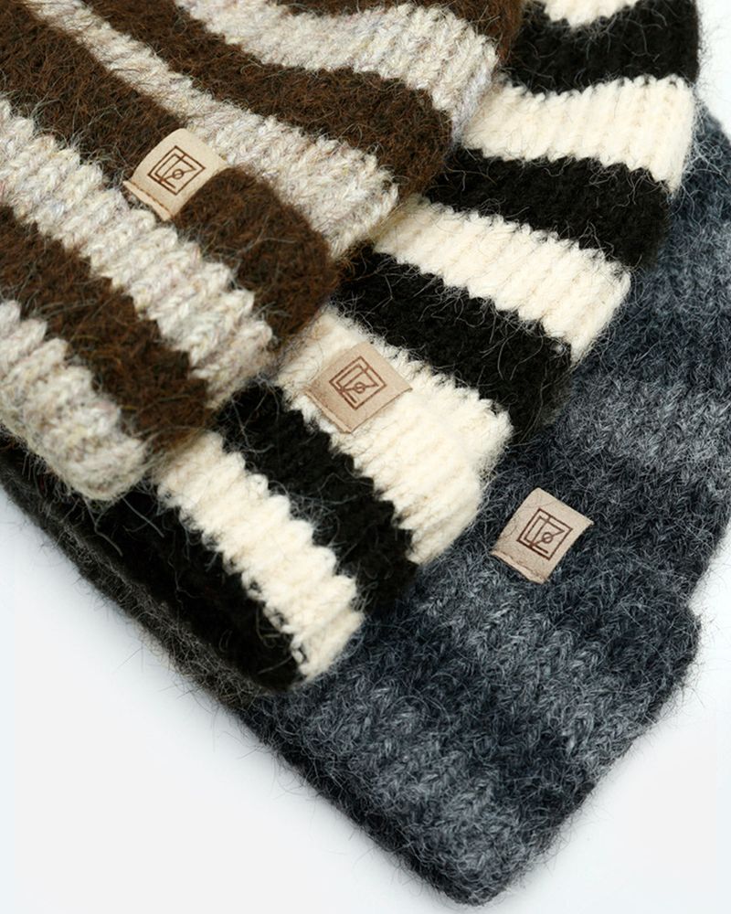 MAYBINS(メイビンス)の「Thehill Stripe Knit Beanie(Hats)」