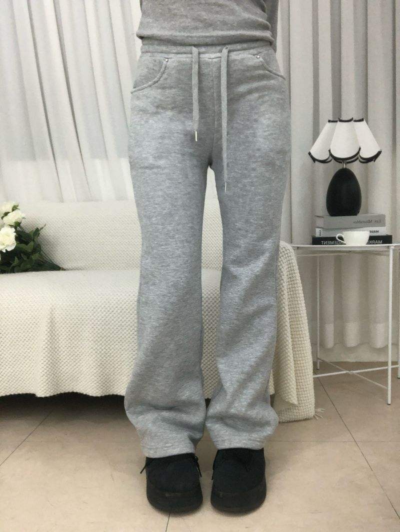 Silver Stud Bootcut Pants