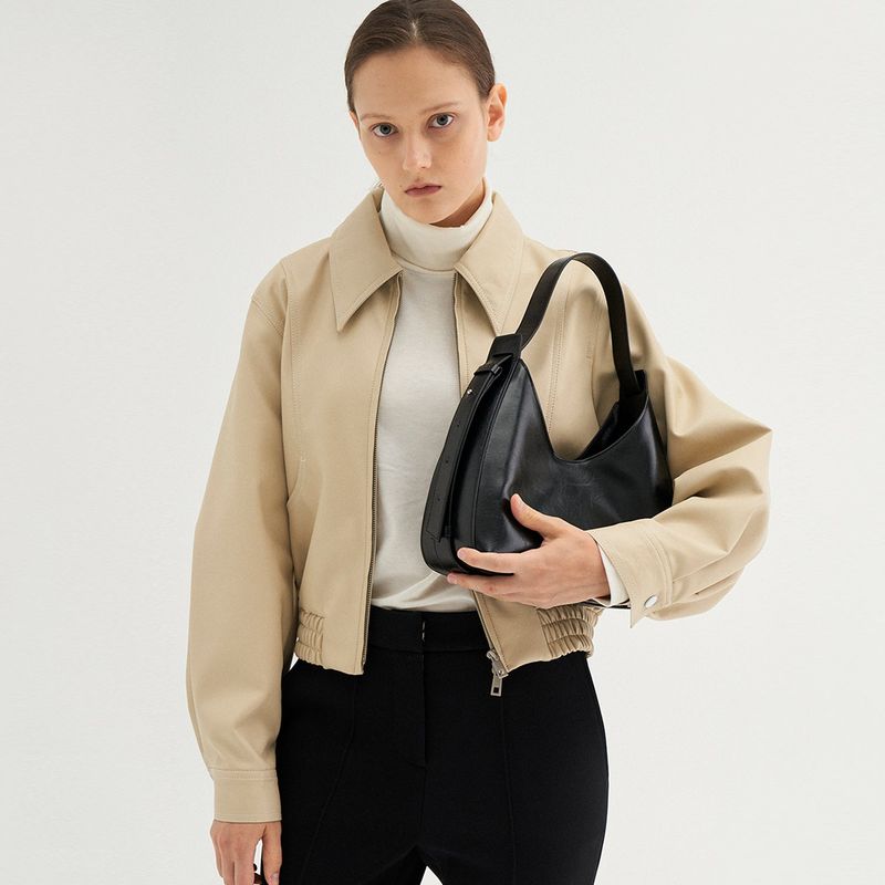 MUNIER（ミュニエ）の「FRAME HOBO BAG_BLACK（Bags）」