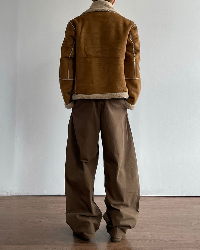 Tony Curved Cotton Pants