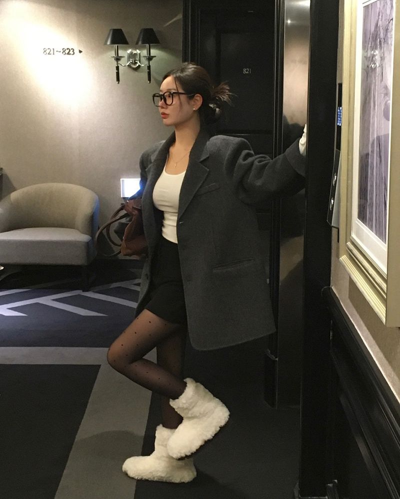 [BELLIDE MADE] Antique, Handmade Overfit Half Coat