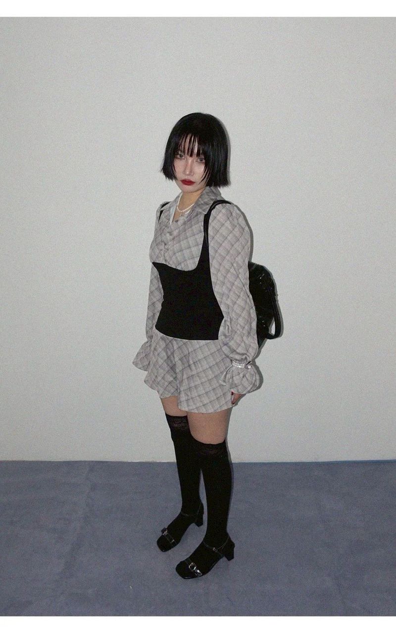  LACE COTTON KNEE SOCKS (3COLORS!)