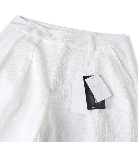 Wrap Snap Hidden Button Wide Slacks