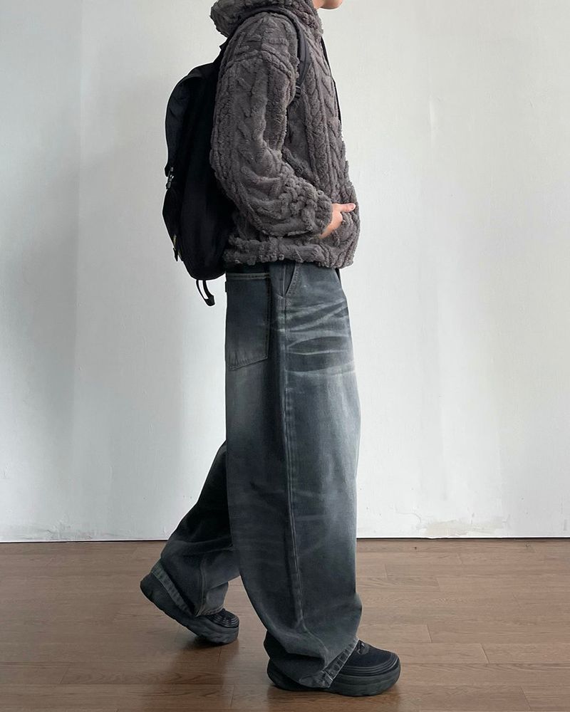 Cable Fleece Hoodie