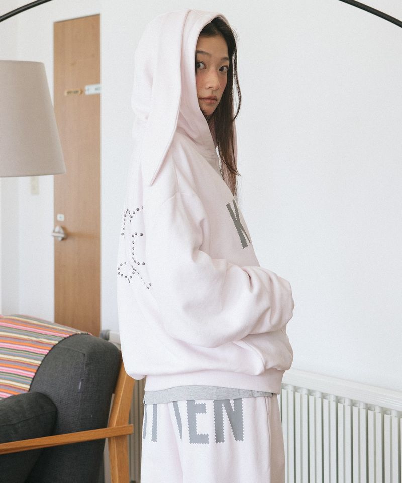 cavish（カビシ）の「FUR KITTEN WIDE SWEAT PANTS PINK(CV2GFFPA00A)（Pants）」