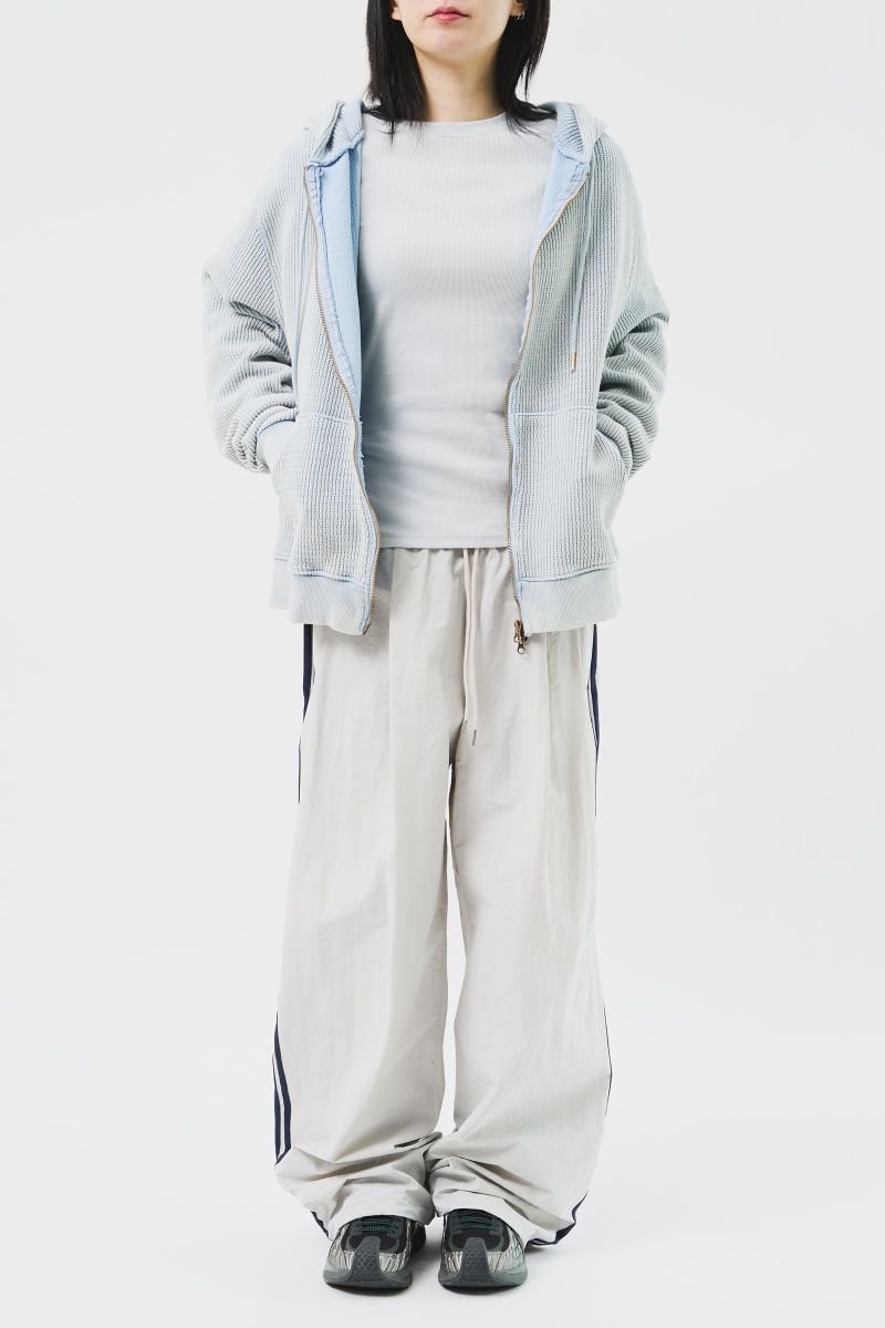 Luar Washed Knitted Zip Hoodie (3color)