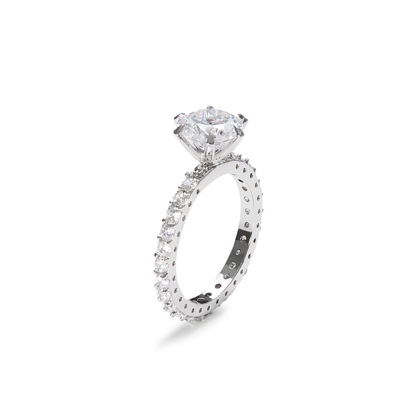 MACIER(マシール)の「Feminine Solitaire Ring (silver)(Accessories)」