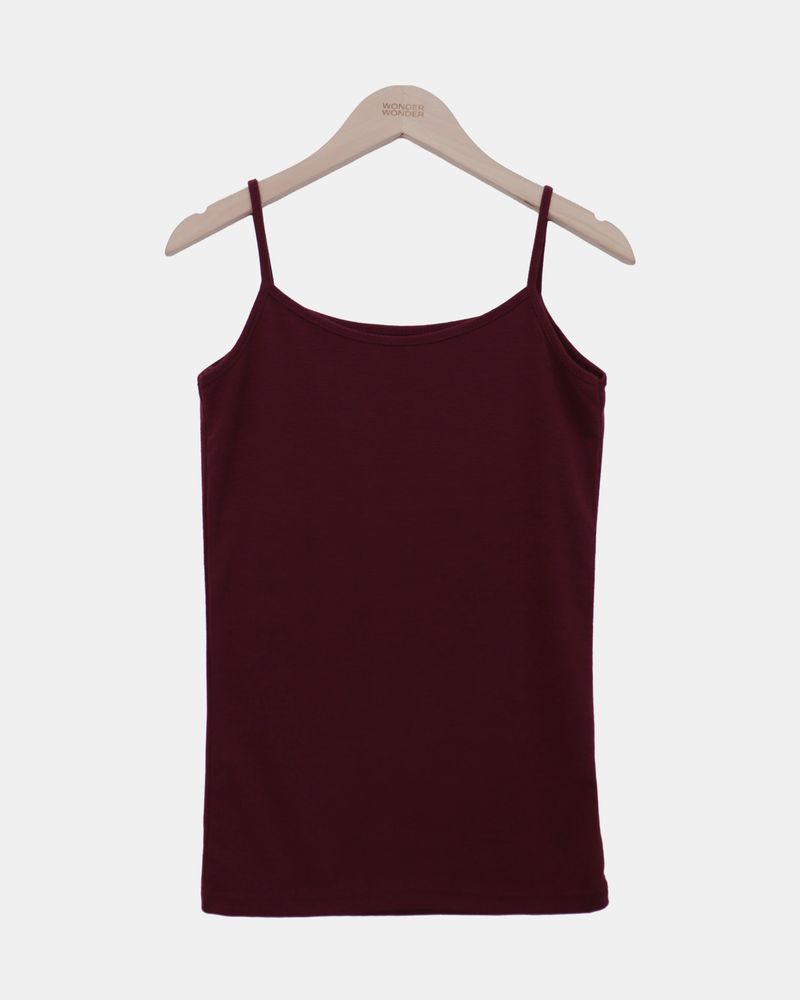 Bisom Color Strap Sleeveless Top