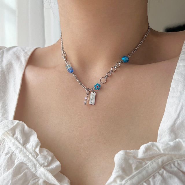 Acer rojo(アセルロジョ)の「aqu Vacation Biz Kitchee Aqua Chain Heart Necklace(Accessories)」