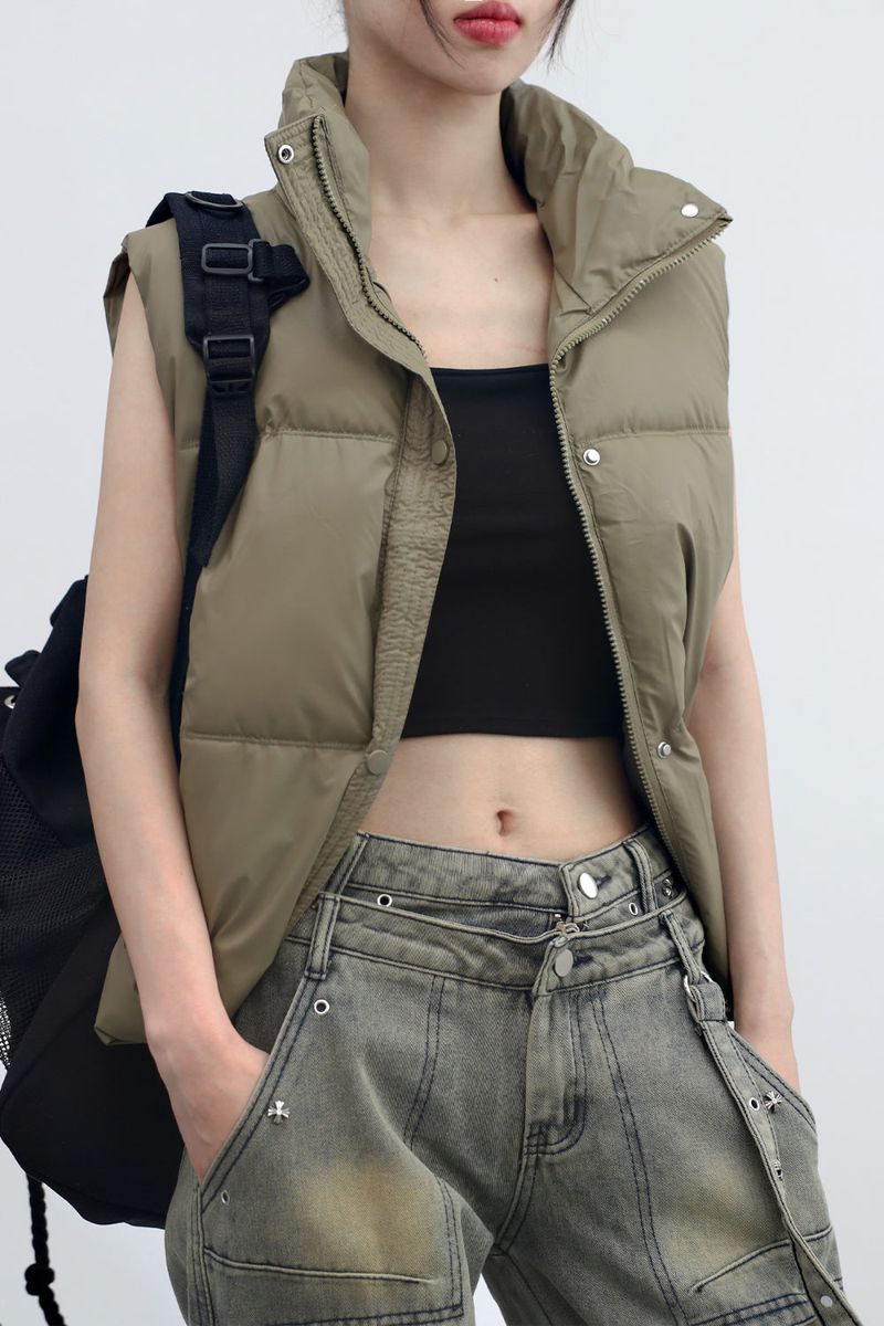 NONCODE（ノンコード）の「Jeno, high neck vest padded jacket.（Jackets/Outerwear）」