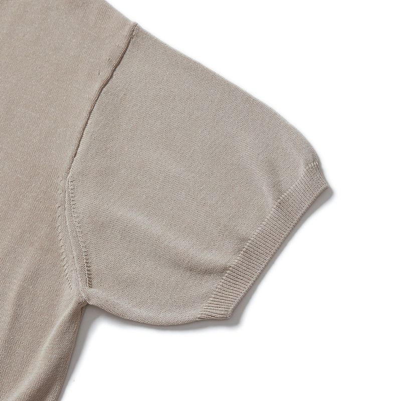 Totem short sleeve knit / Ecru
