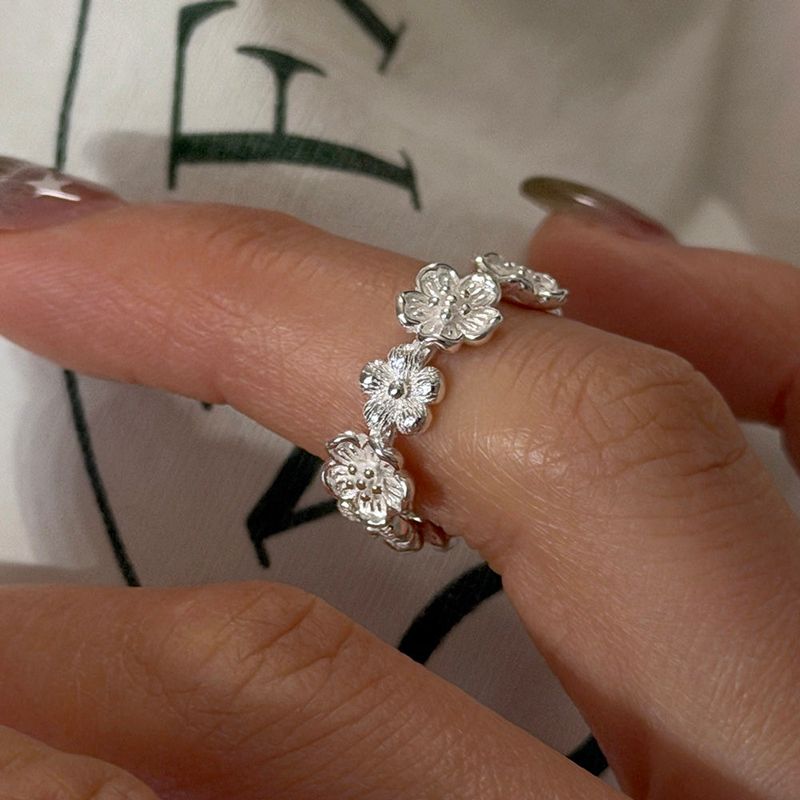 MOSXE（モスクス）の「[925silver] フローラルバンドリング（アクセサリー）」