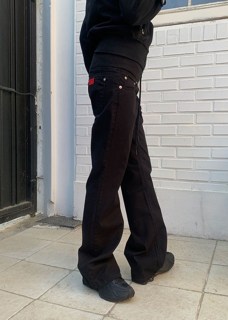 BANDING FLARE PANTS (2color)