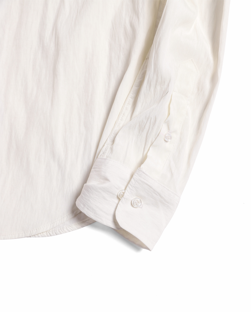 CUPRO WHITE LONG SLEEVES SHIRT