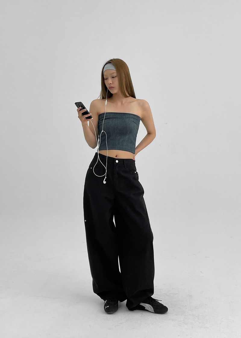 [MADE] Brie SET - Banded Tube Top