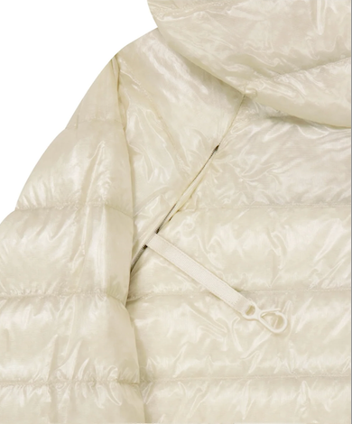 Light Down Hooded Jacket / Light Yellow