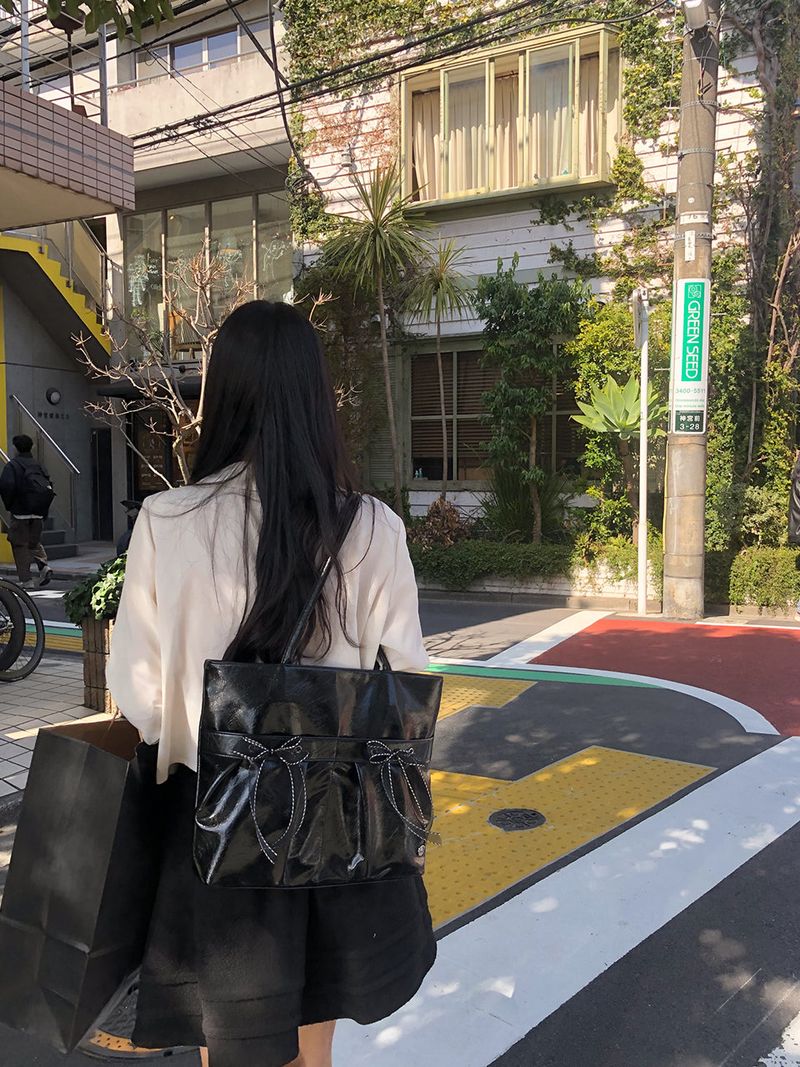 Easy ribbon bag_black