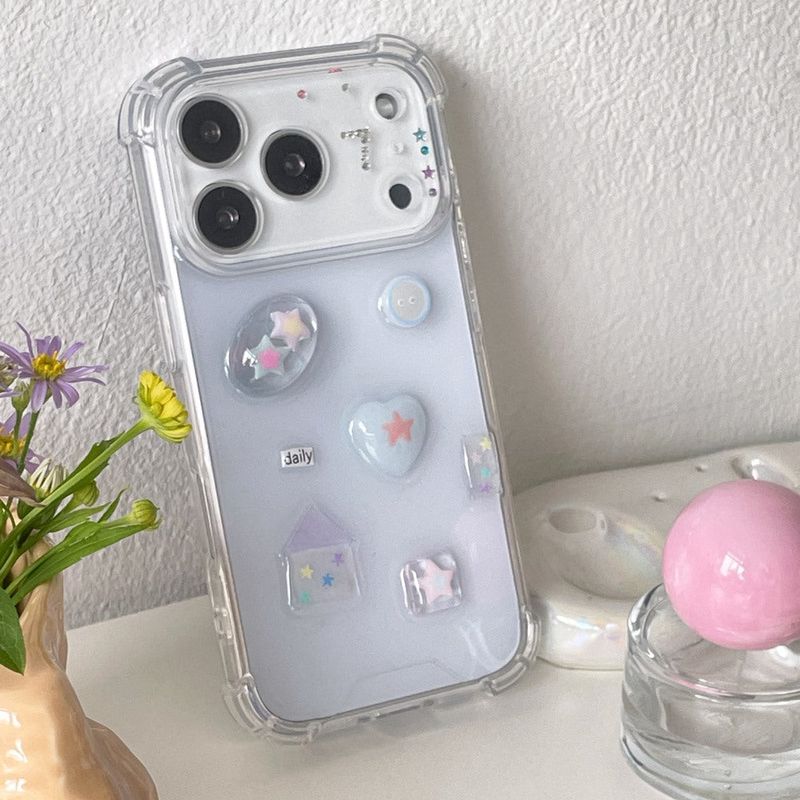 [made]creamy star ver resin phone case 