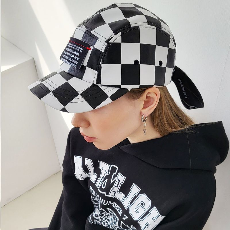 CHECKERBOARD CAMP CAP