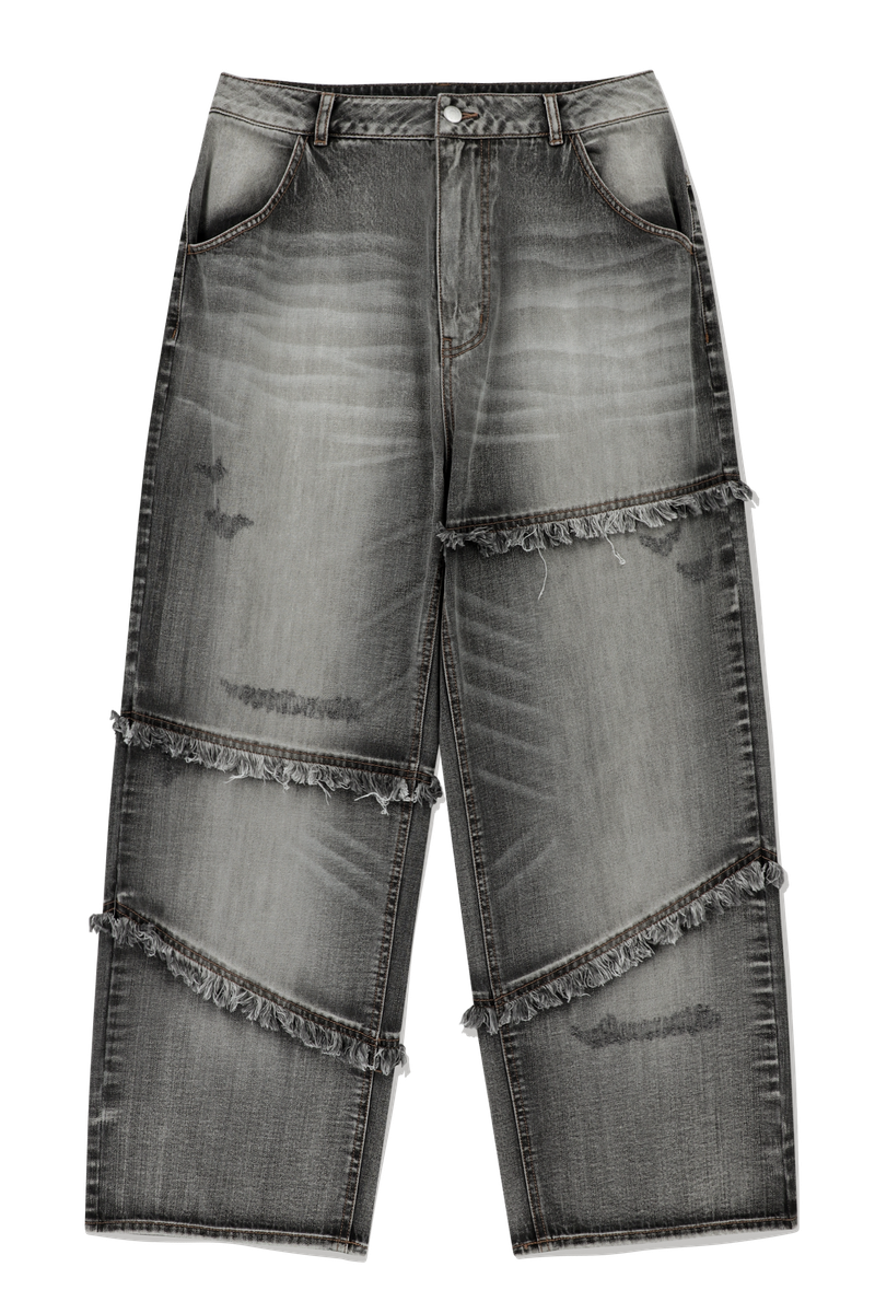 REPAIRED WIDE JEAN