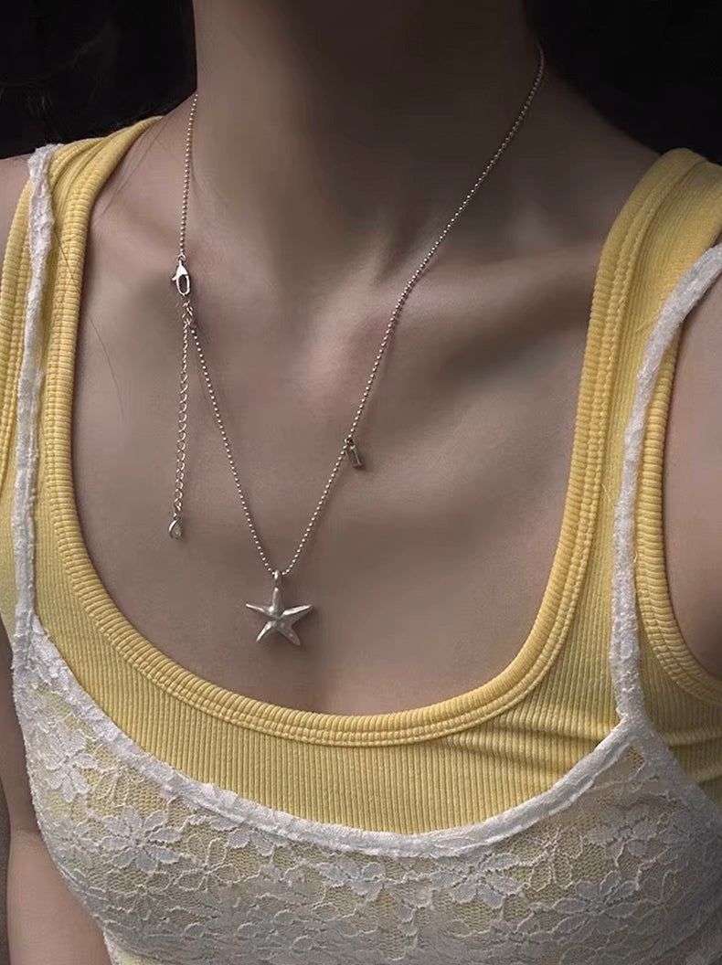 THEAIRTOWN（ザエアータウン）の「starfish silver necklace（Accessories）」