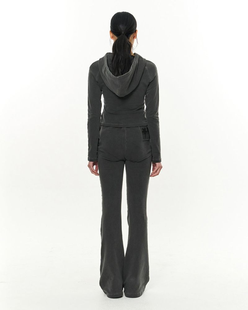 Patch Slim Lounge Pants _ Dark Grey