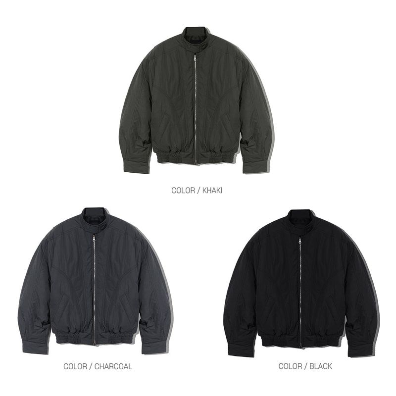 [6 oz] LMN Martin Biker Padded Jacket (3 colors)