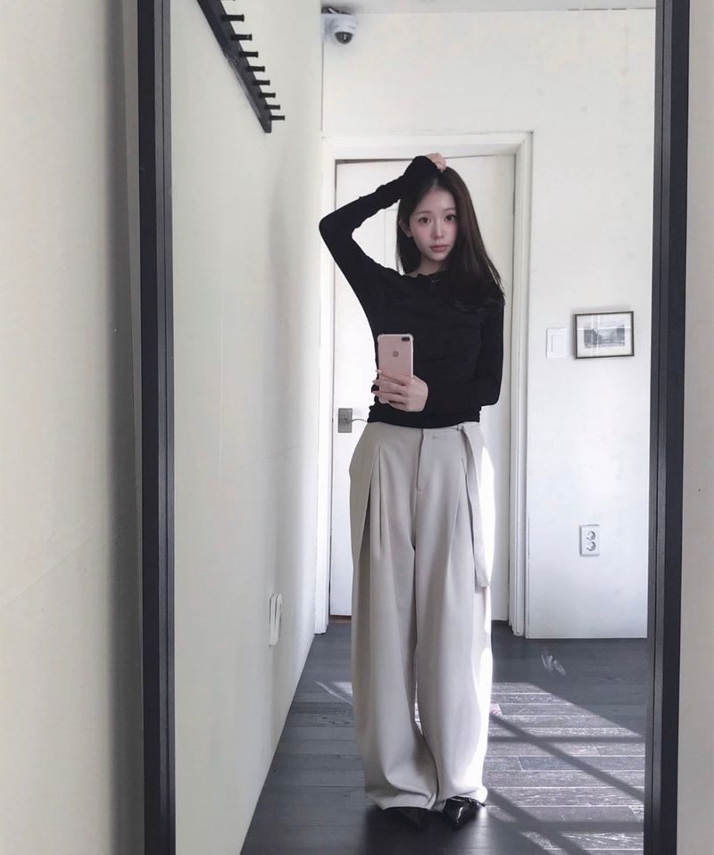 stock low pintuck wide sl belt set