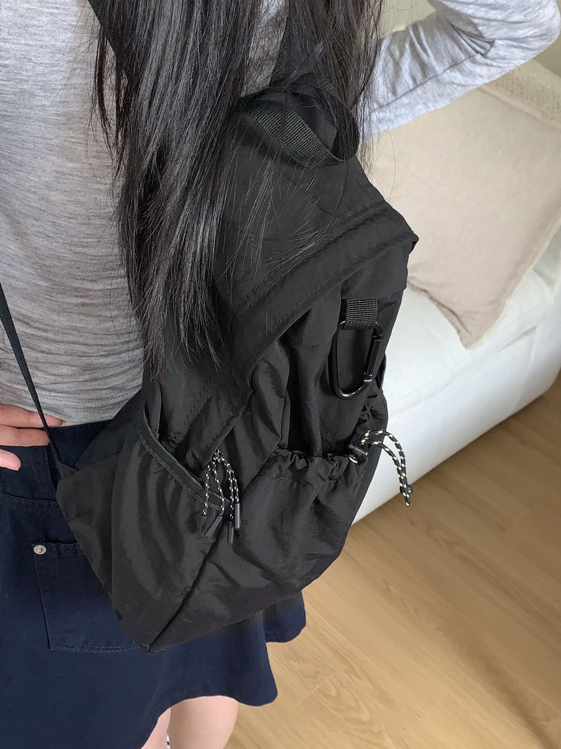 Cliff Coloring String Mini Nylon Backpack