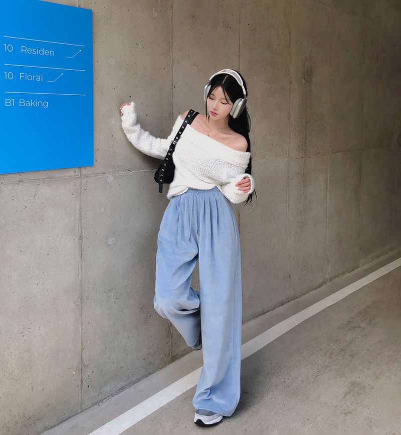 BEIDELLI（ベイデリー）の「[BELLIDE MADE] Soft velvet velvet sweatshirt Wide pants（Pants）」