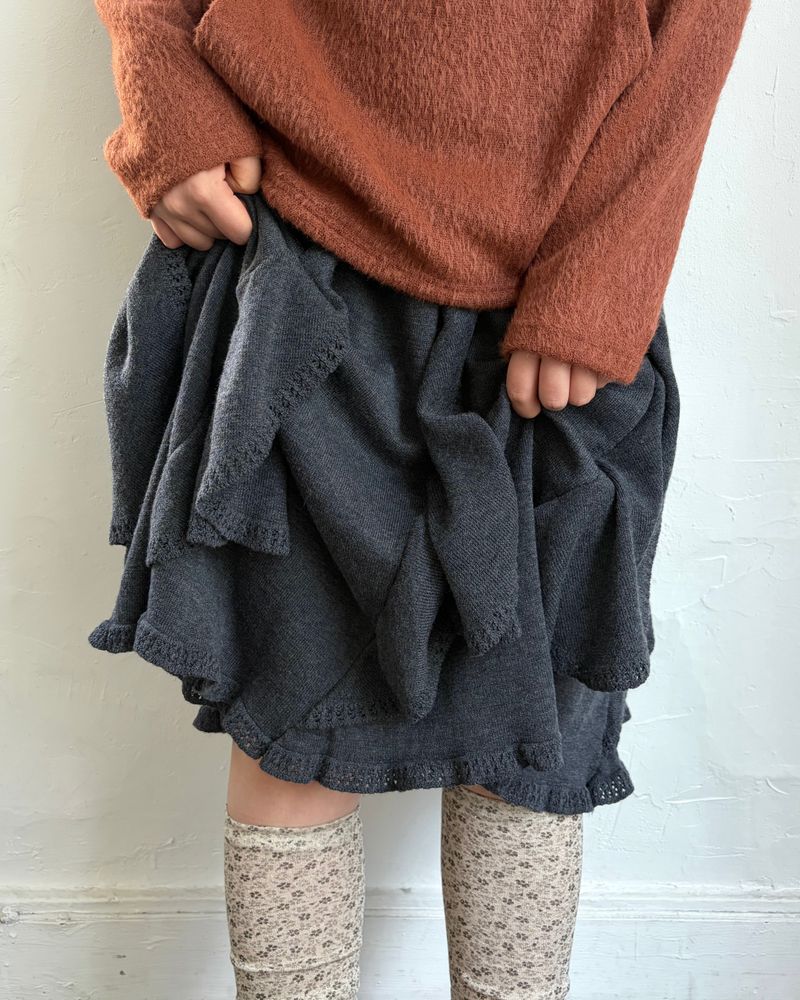 Ripple Knit Skirt