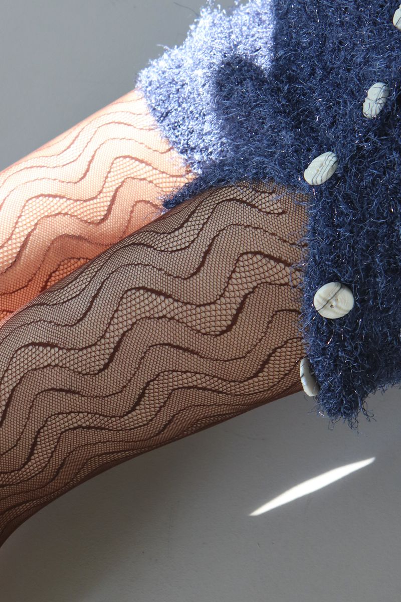 wave mesh tights