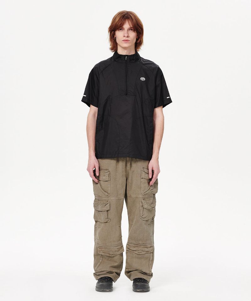 HALF ZIP PANNEL WINDBREAKER