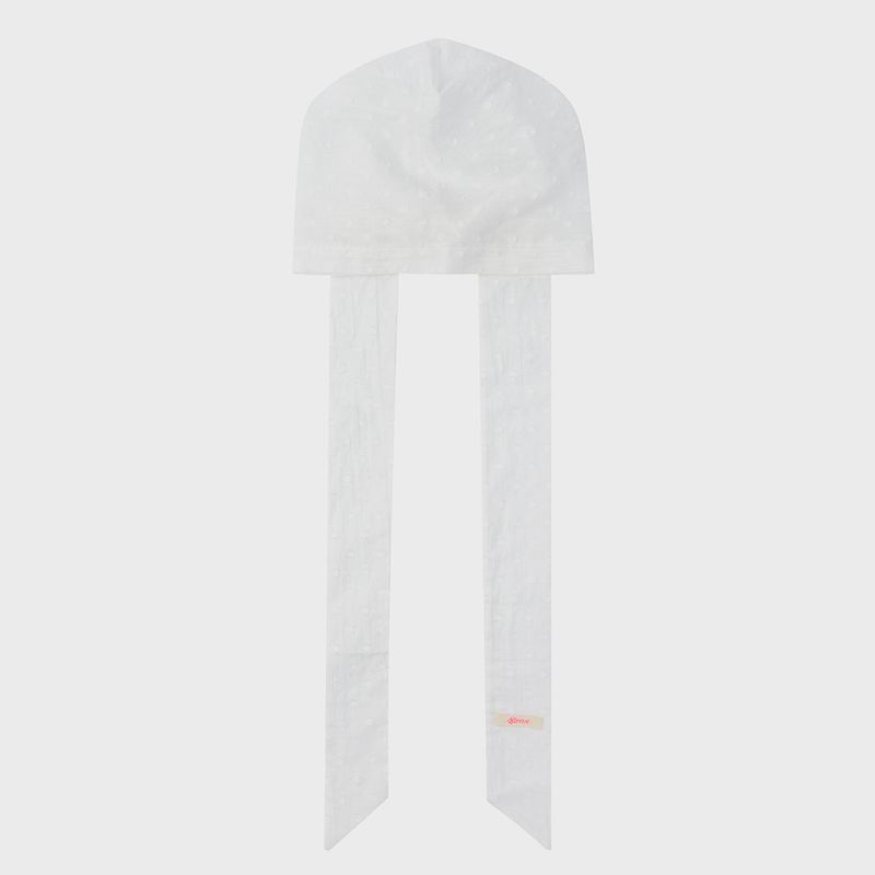 LONG TIE BANDANA (WHITE)