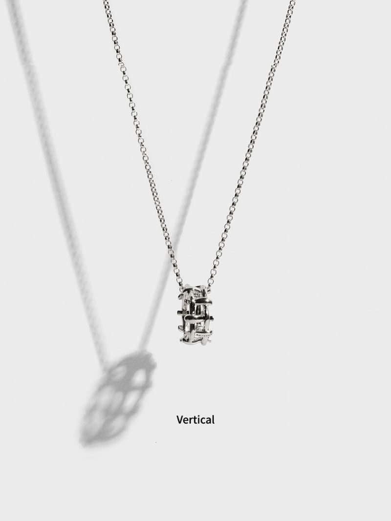 BONAFIDE JEWELRY(ボナファイドジュエリー)の「マルチハッシュタグ スモールネックレス (Silver)(アクセサリー)」