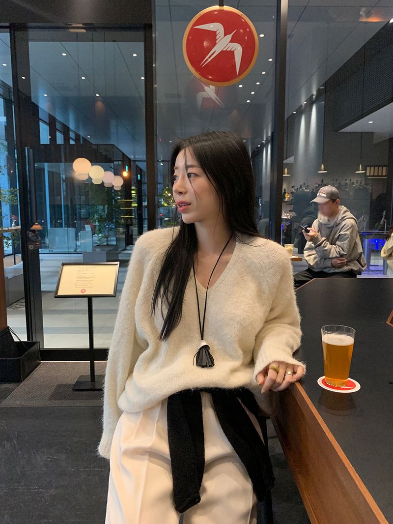 TRENDY APPAREL（トレンディー アパレル）の「[MADE] Selper Wool V-Neck Knit（Tops）」