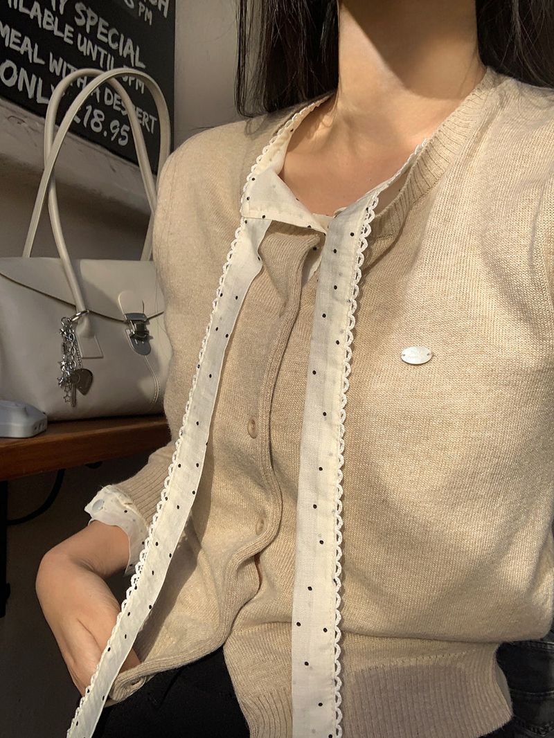 [MADE] MIETTE CASHMERE ROUND CARDIGAN