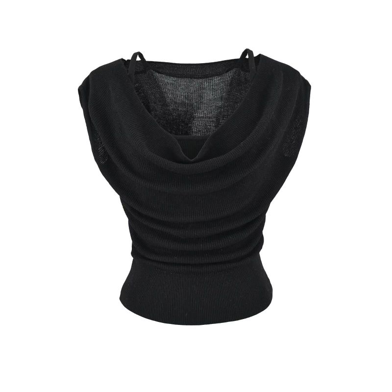 Cozy&Kitsch(コージーアンドキッチ)の「Arielle Drape Knit Set(Tops)」
