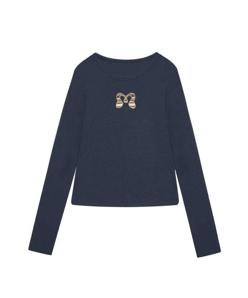 SYMBOL PATCH WAFFLE T NAVY