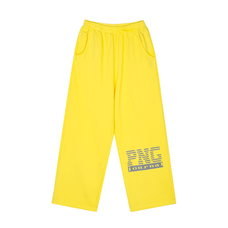 PNG Journal（ピーエヌジー ジャーナル）の「ビッグスウェットパンツ - イエロー（パンツ）」