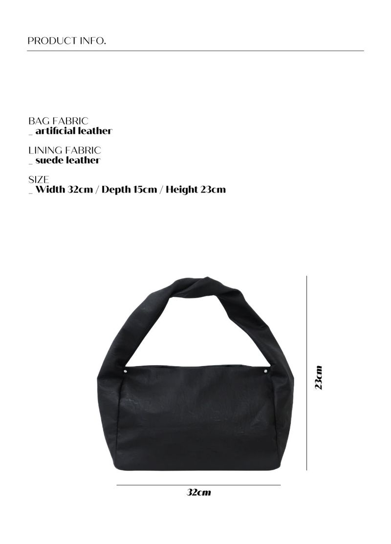 MARBLE BAG BLACK
