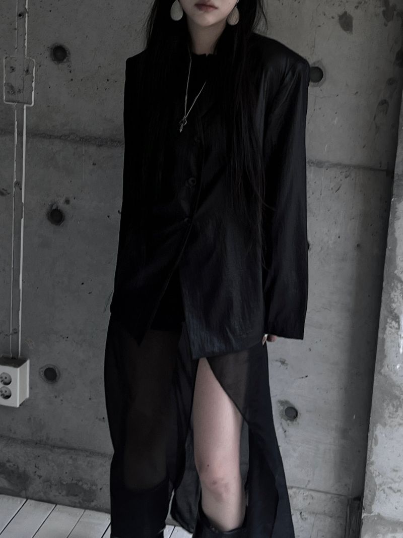 cliche wave anorak jacket (2color)