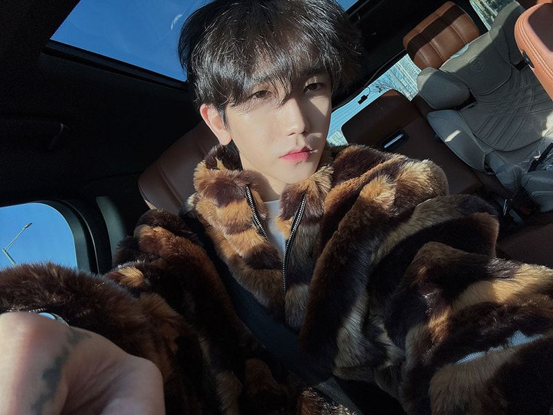 [Premium] Leopard Wave Fur Jumper (2color)