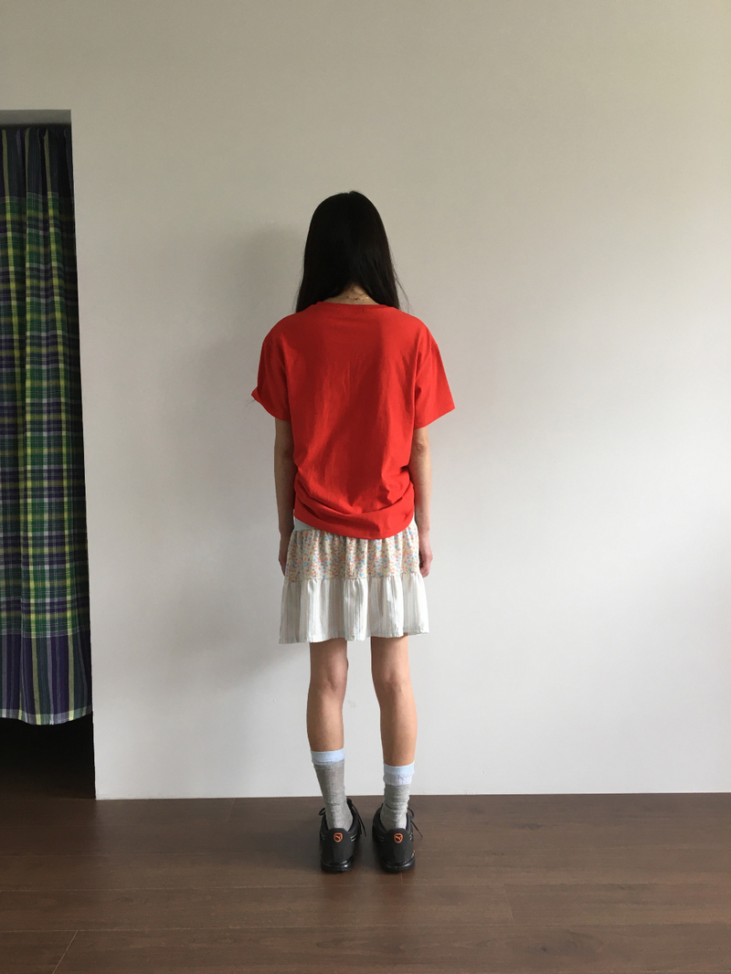 Mani patchwork skirt (2color)