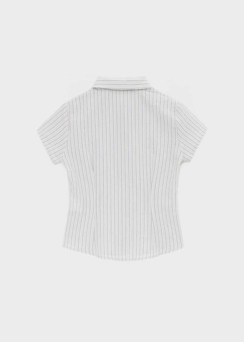 [MADE] Lunea Stripe Short-Sleeve Shirt